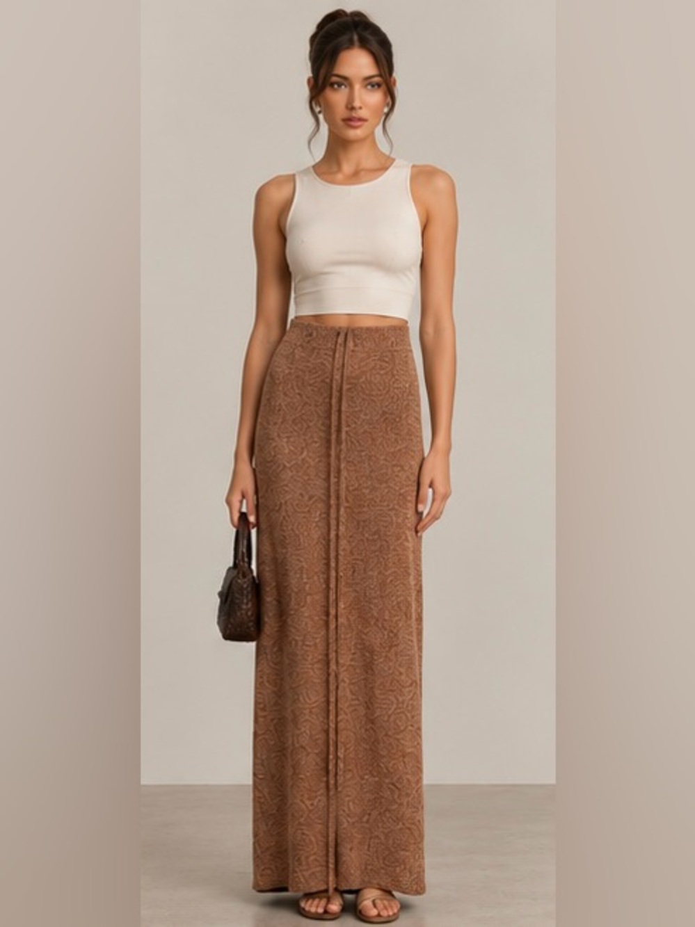 Ronny Kobo Maxi Knit Skirt (doubles as strapless dress) (Revolve)